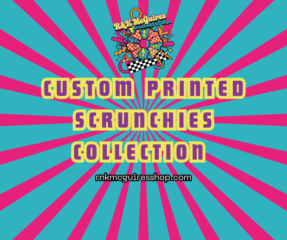 Custom Printed Scrunchies
